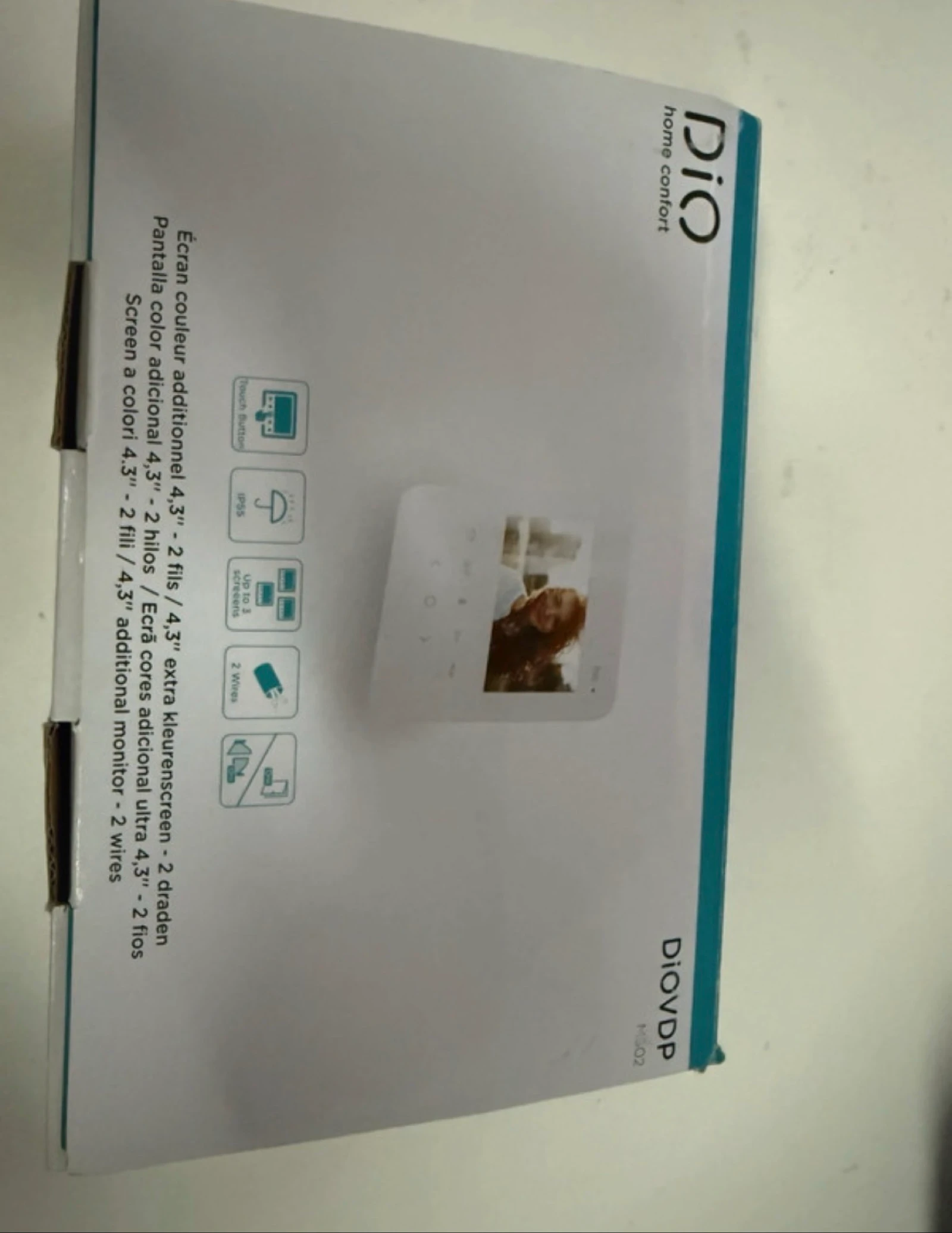 Pantalla monitor videoportero 4.3" multi appartamento DiO